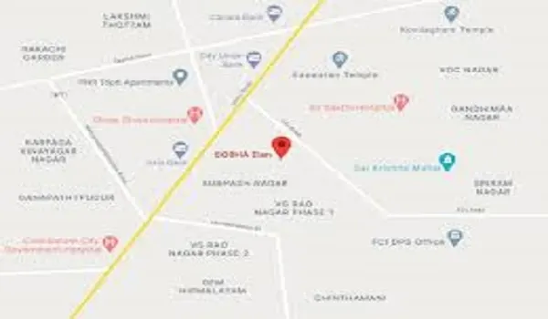 Sobha Elan Location Map