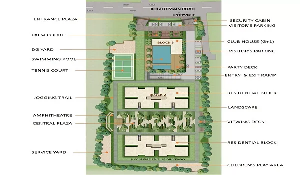 Sobha Palm Court Master Plan